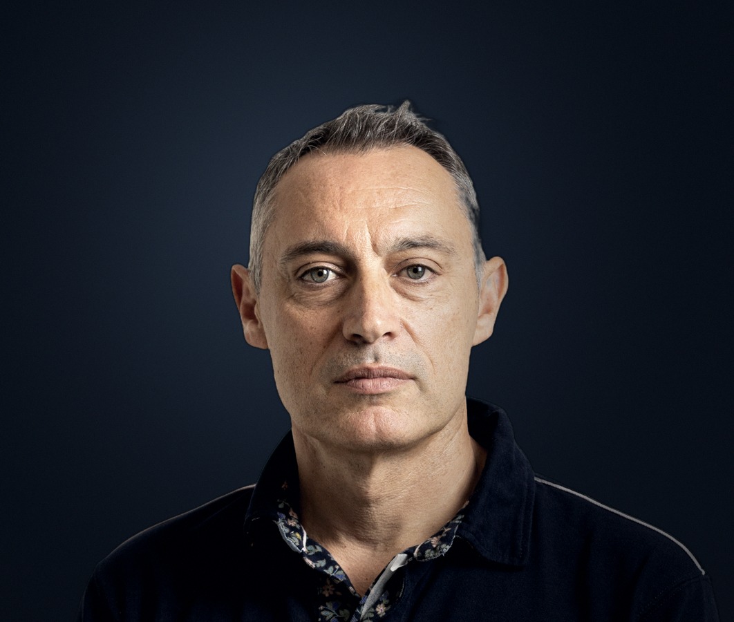 Portrait de Jean-François Delage en noir et blanc